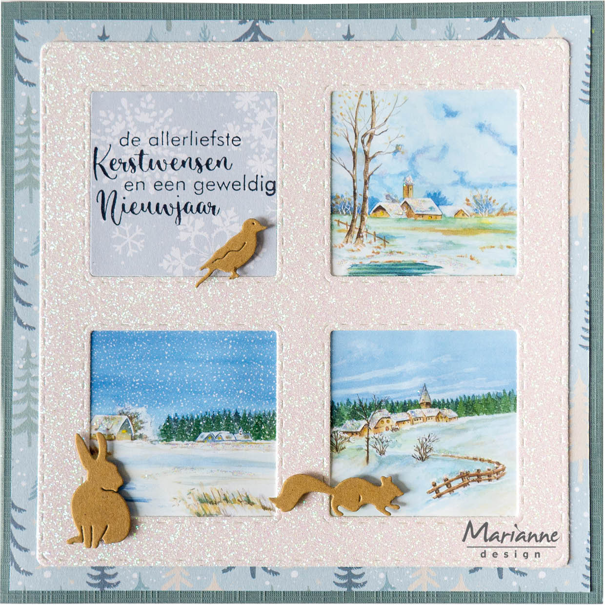 Marianne Design A4 Cutting Sheet -Tiny's Mini's Winter