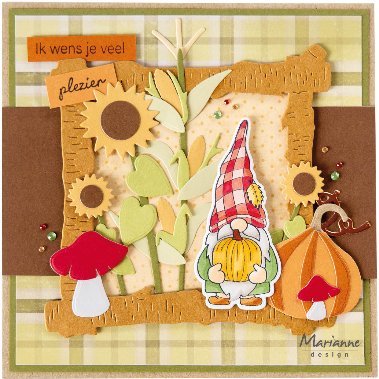 Marianne Design Craftables Die - Corn & Sunflowers By Marleen