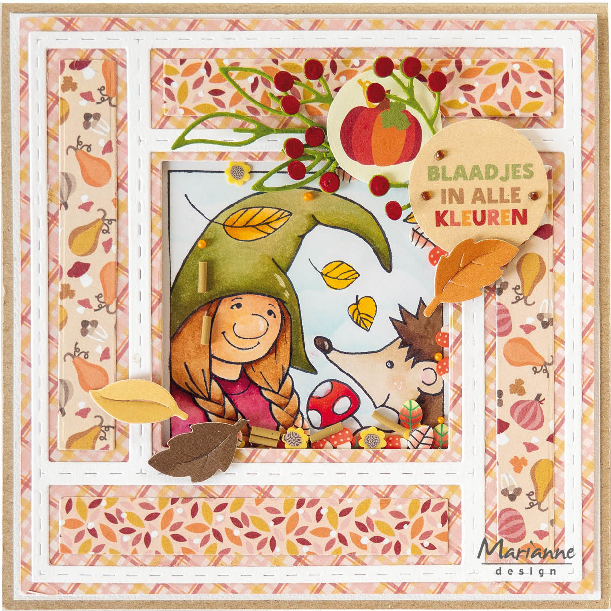 Marianne Design Clear Stamp - Hetty's Gnome & Hedgehog