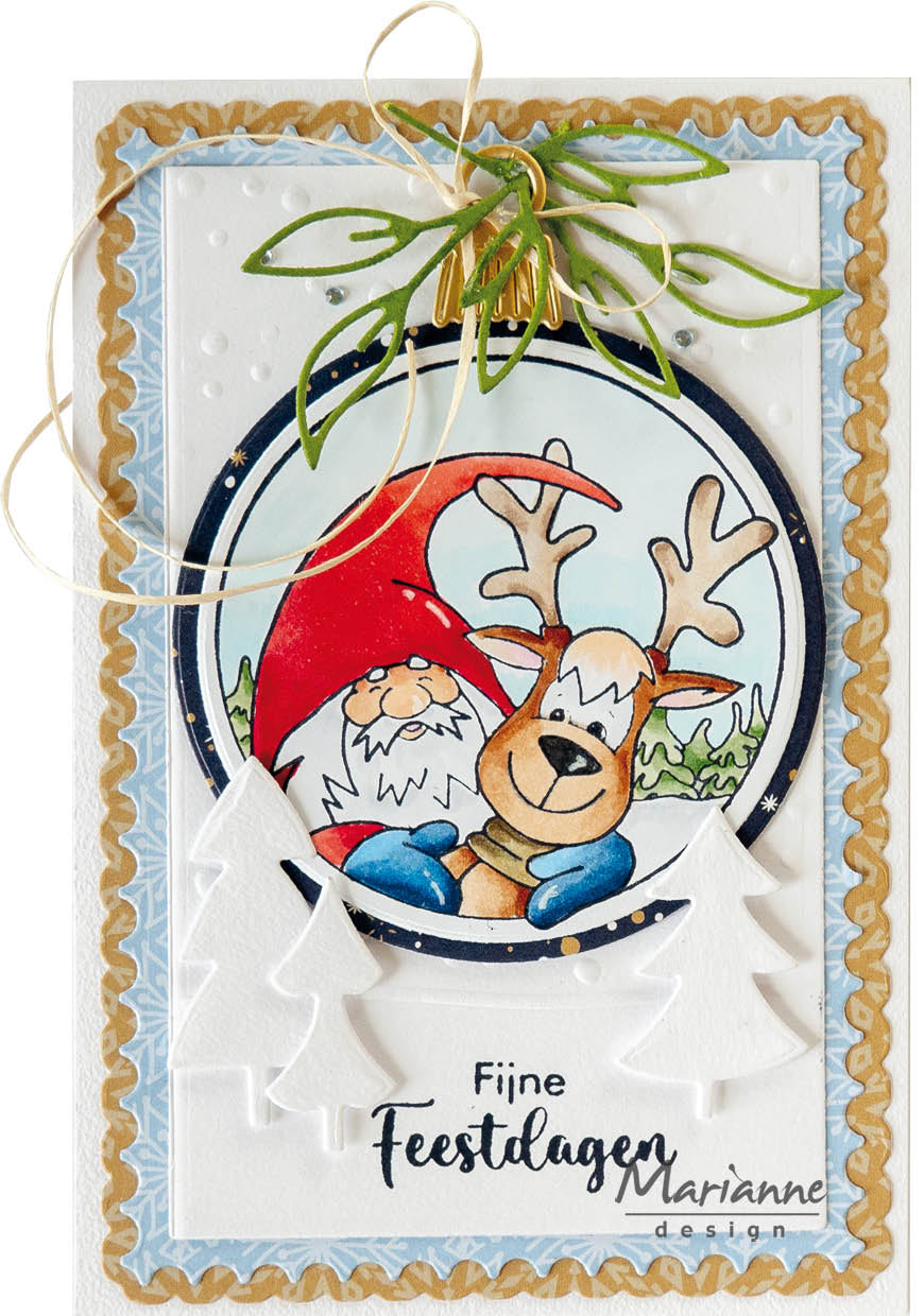 Marianne Design Clear Stamp - Hetty's Gnome & Deer