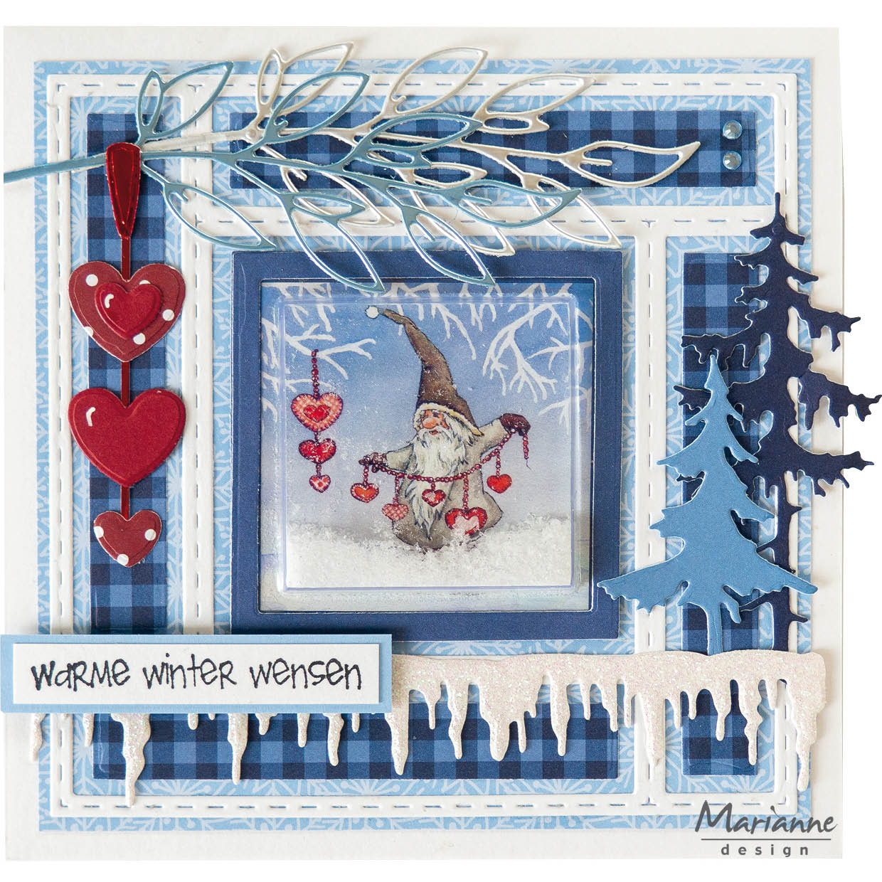 Marianne Design A4 Cutting Sheet - Hetty's Mini's - Gnomes