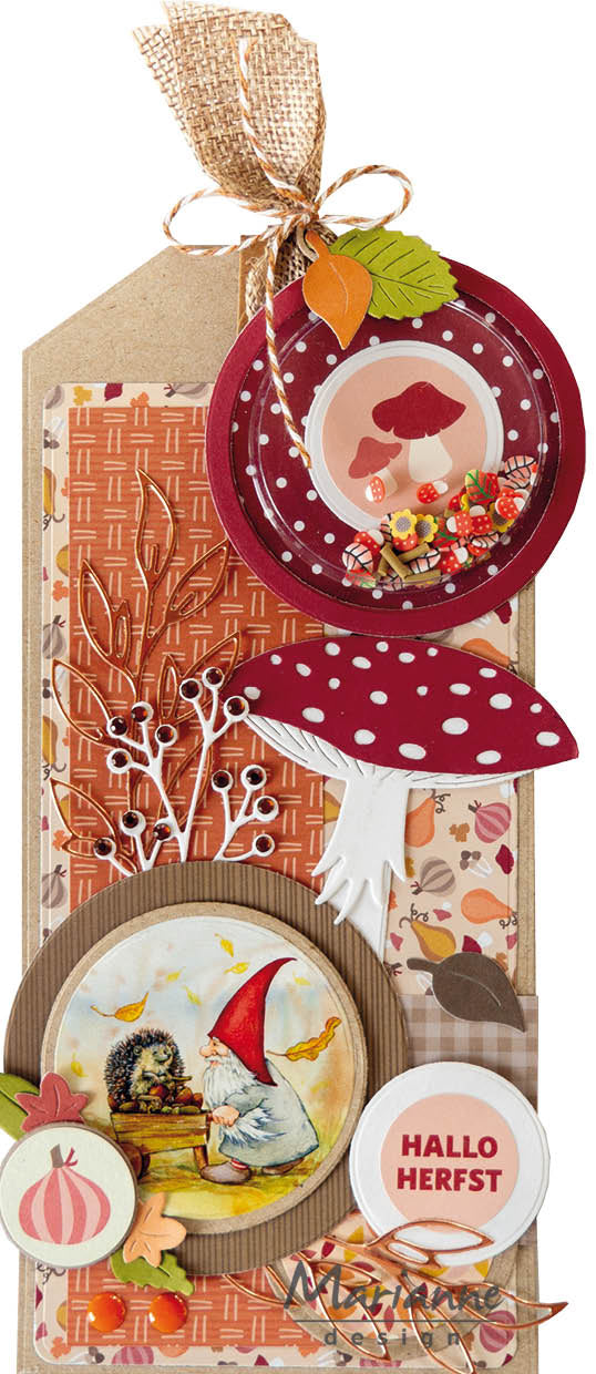 Marianne Design A4 Cutting Sheet - Hetty's Mini's - Gnomes