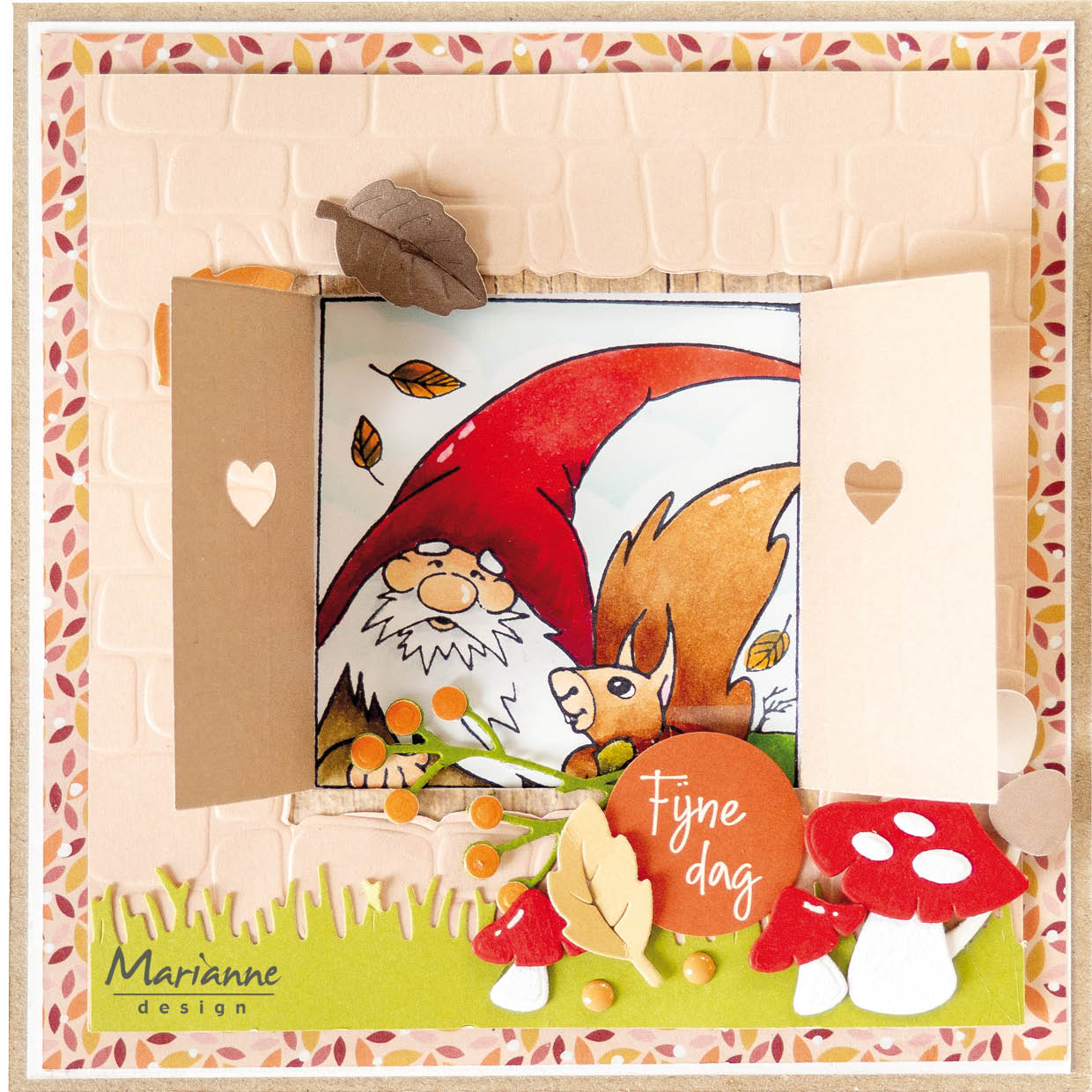 Marianne Design Clear Stamp - Hetty's Gnome & Squirrel