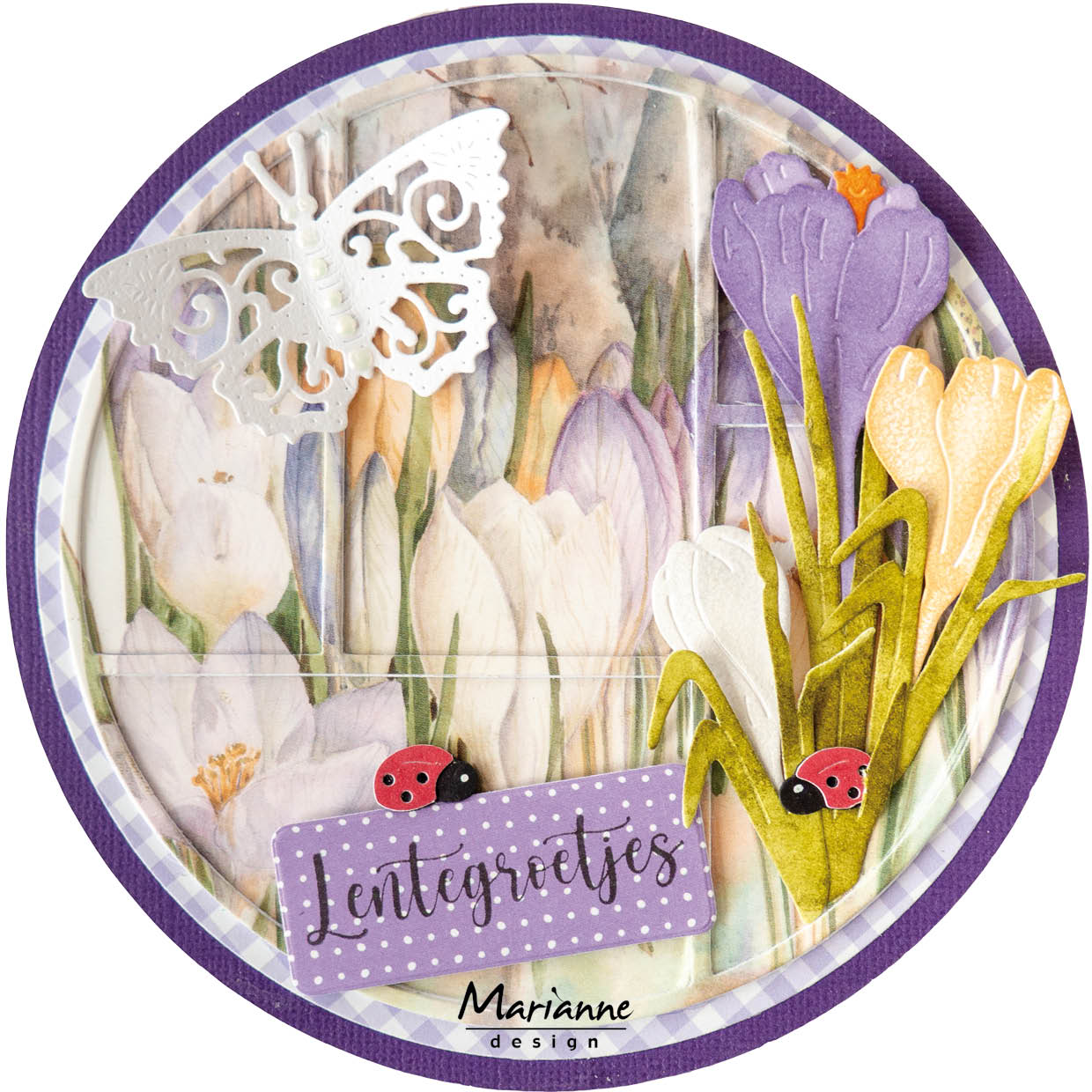 Marianne Design XL Cutting Sheet - Mattie's Mooiste Spring Garden