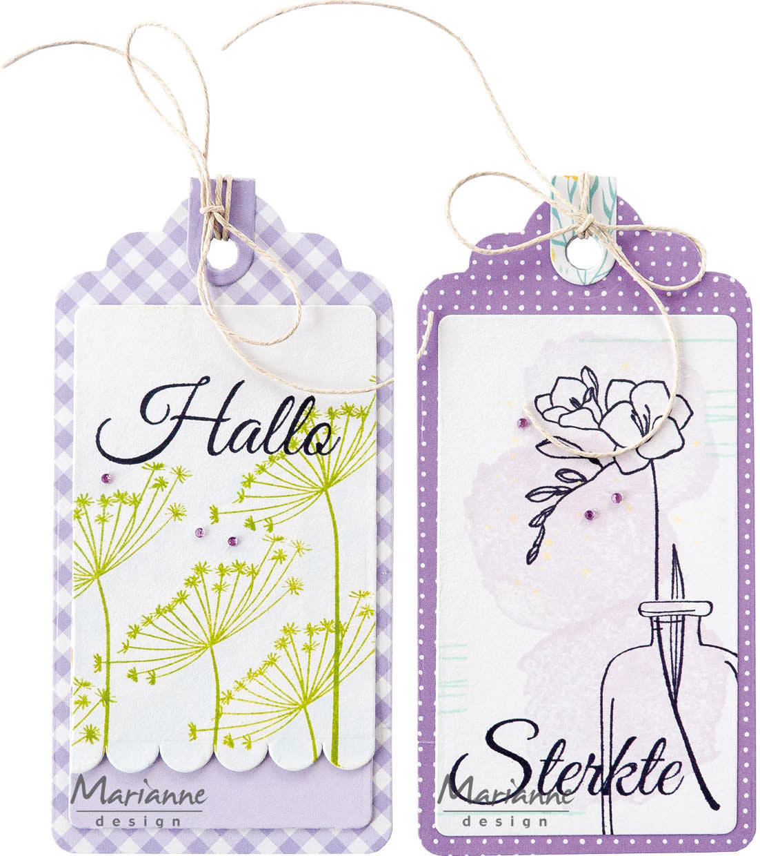 Marianne Design Craftables Die - Elegant Tag