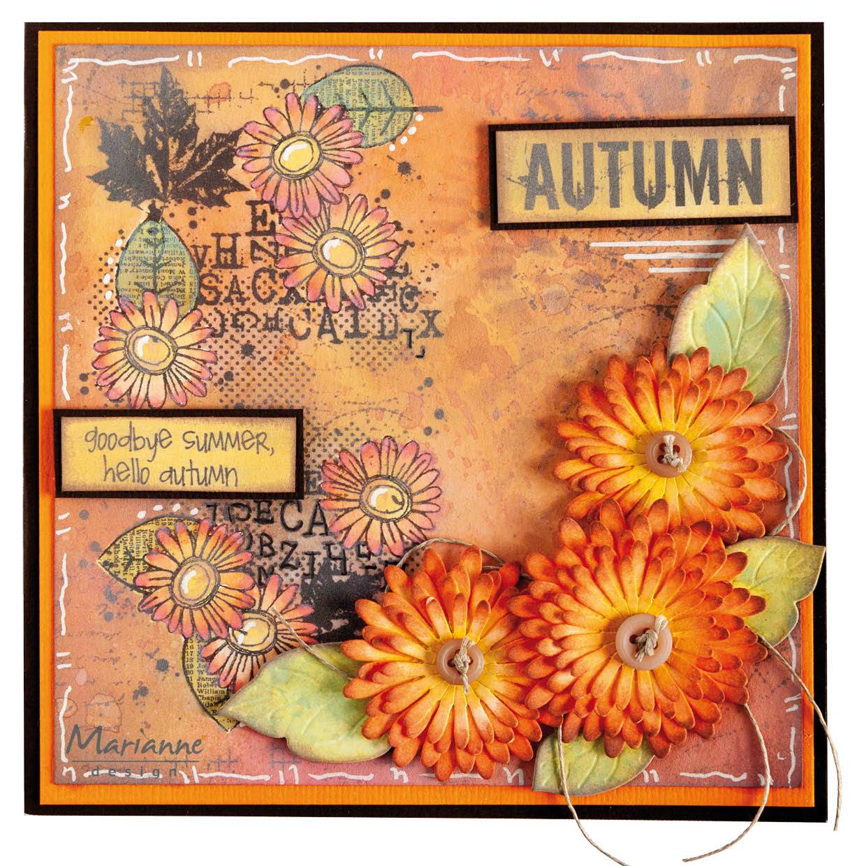 Art Stamps Chrysant