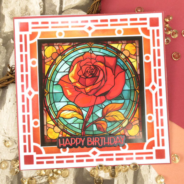 The Square Little Book Of Stained Glass Florals