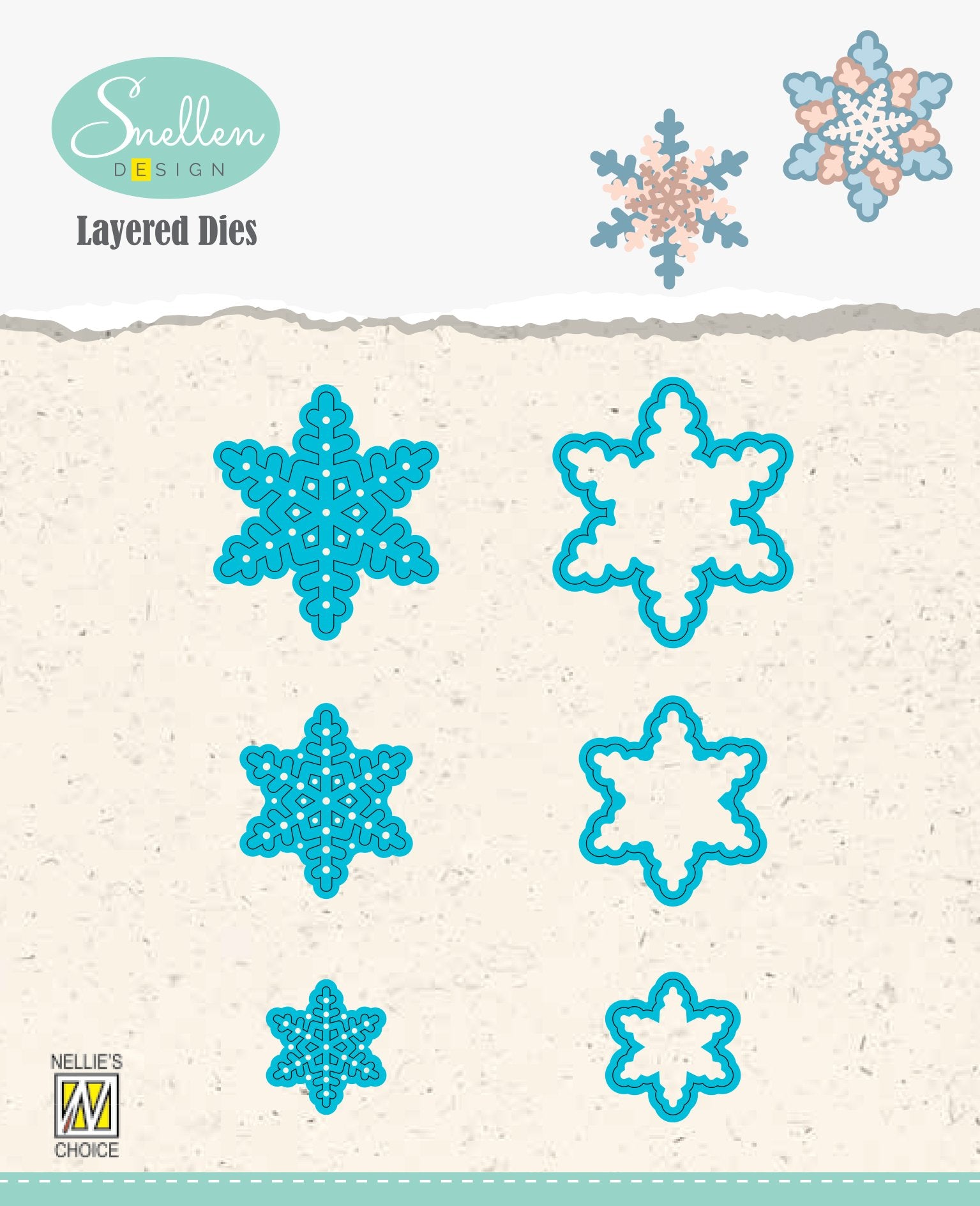 Layered Combi Dies Snowflakes 01