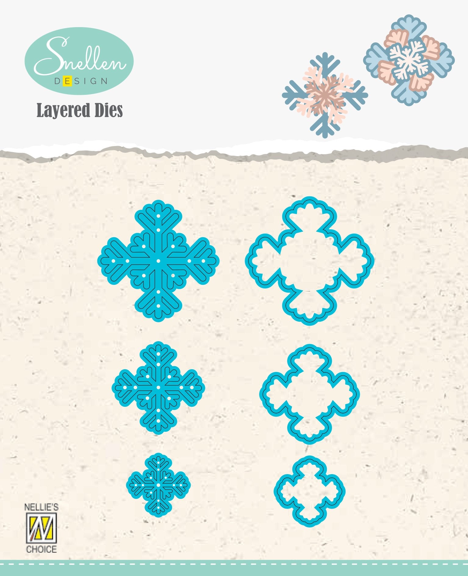 Layered Combi Dies Snowflakes 04