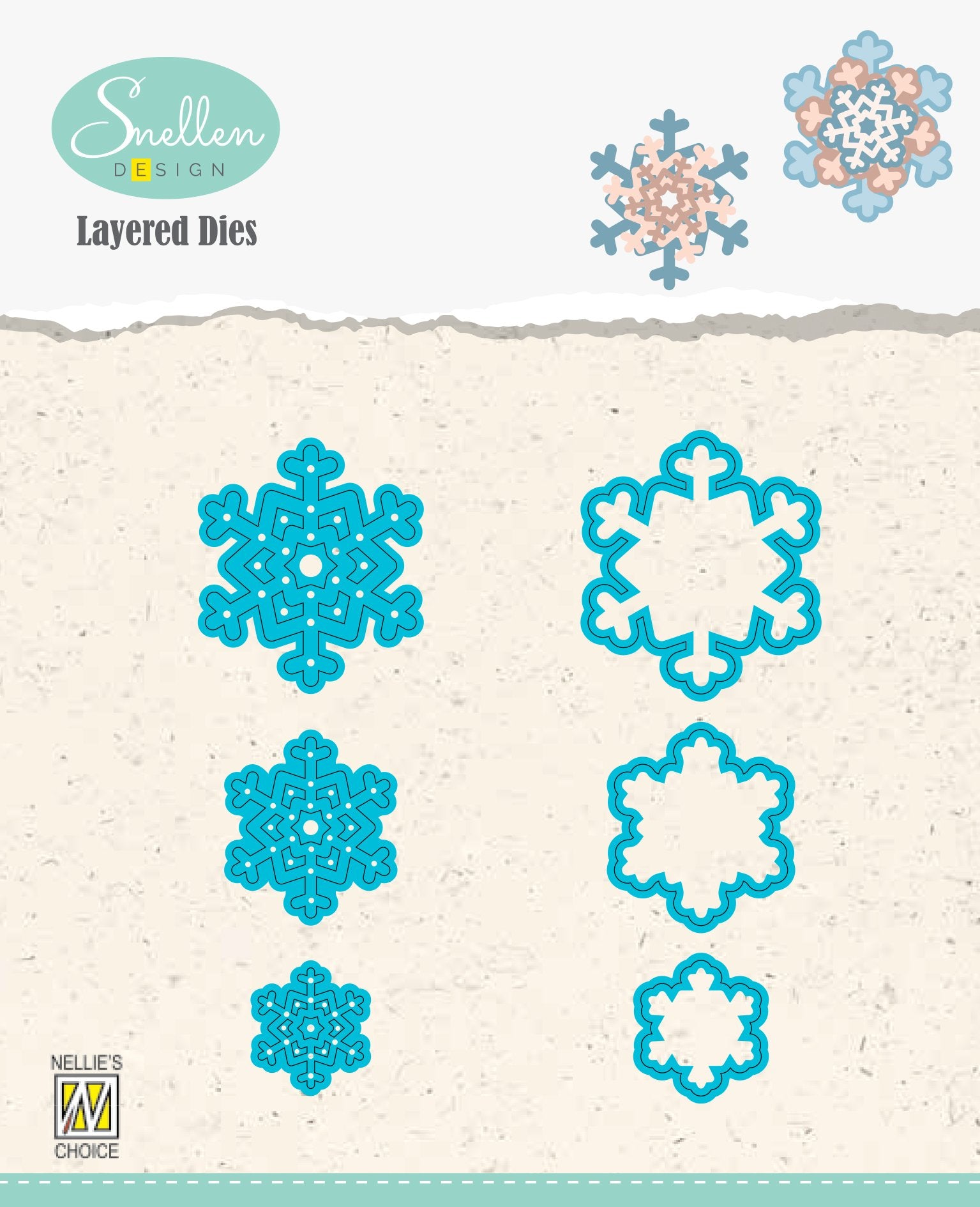 Layered Combi Dies Snowflakes 05