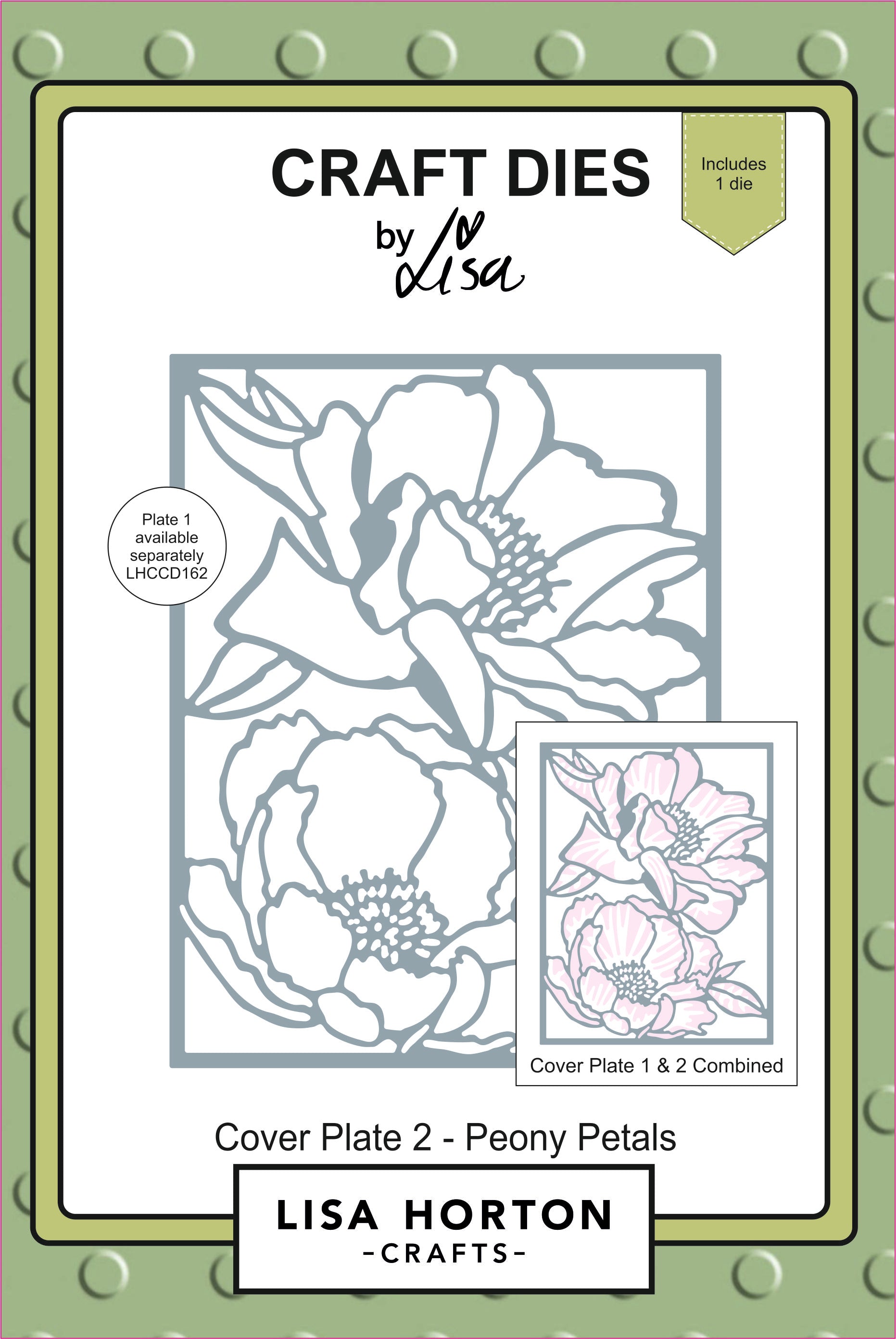 Cover Plate 2 - Peony Petals Die Set