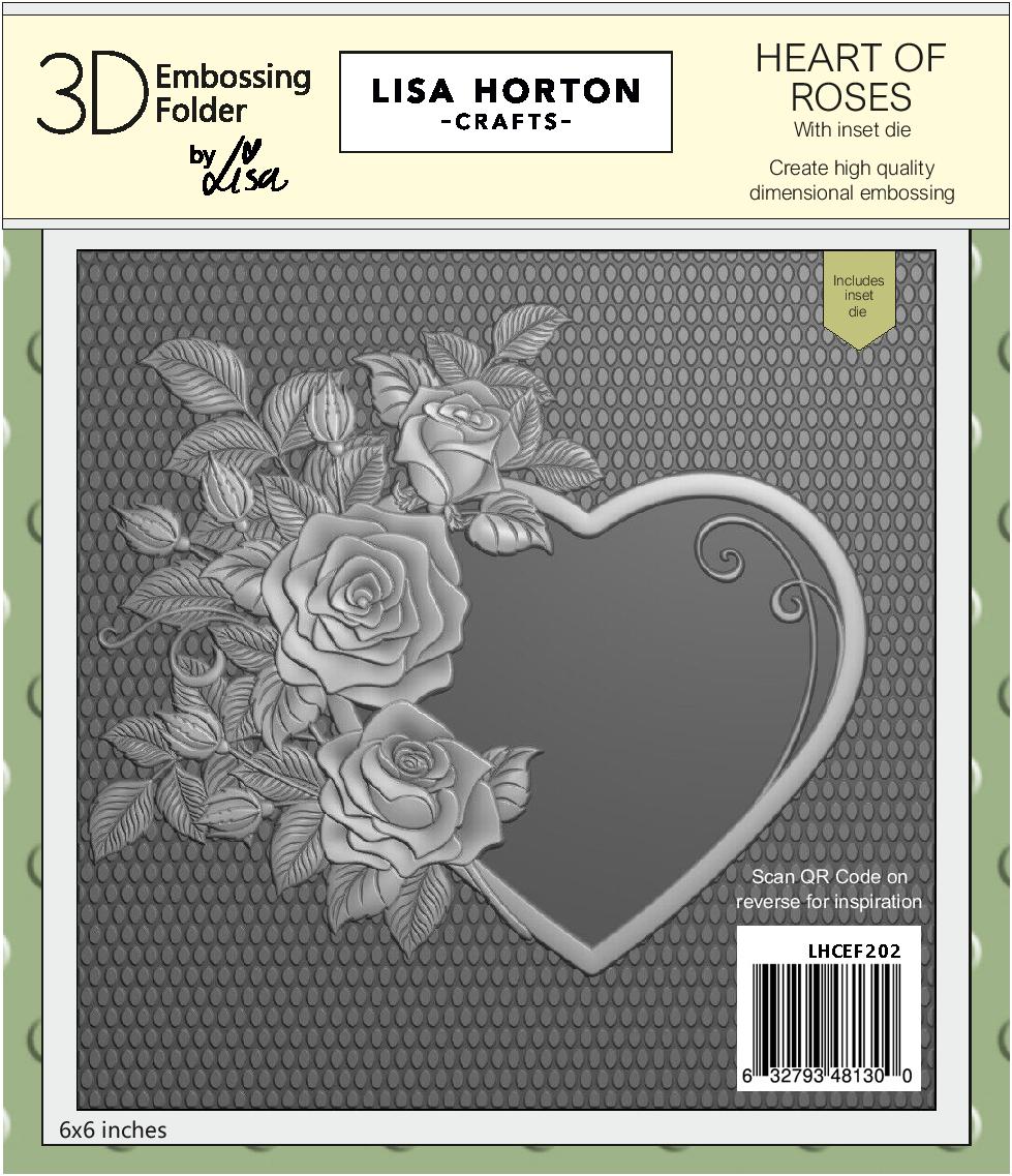 Heart of Roses Embossing Folder and Die