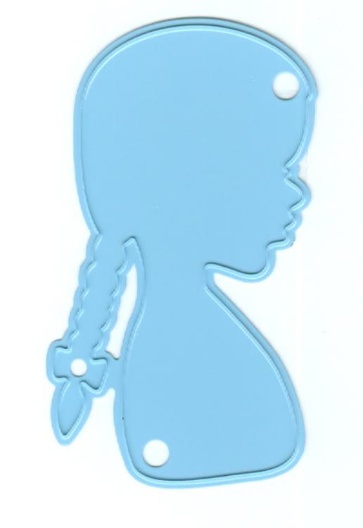 Marianne Design: Creatables Dies - Silhouette Girl With Braids