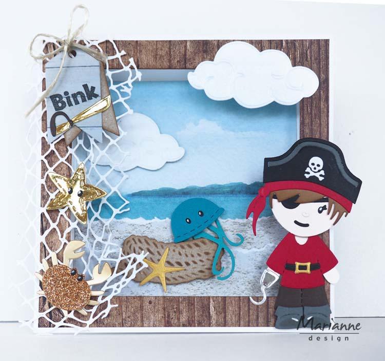 Marianne Design Creatables Kim's Buddies Pirate