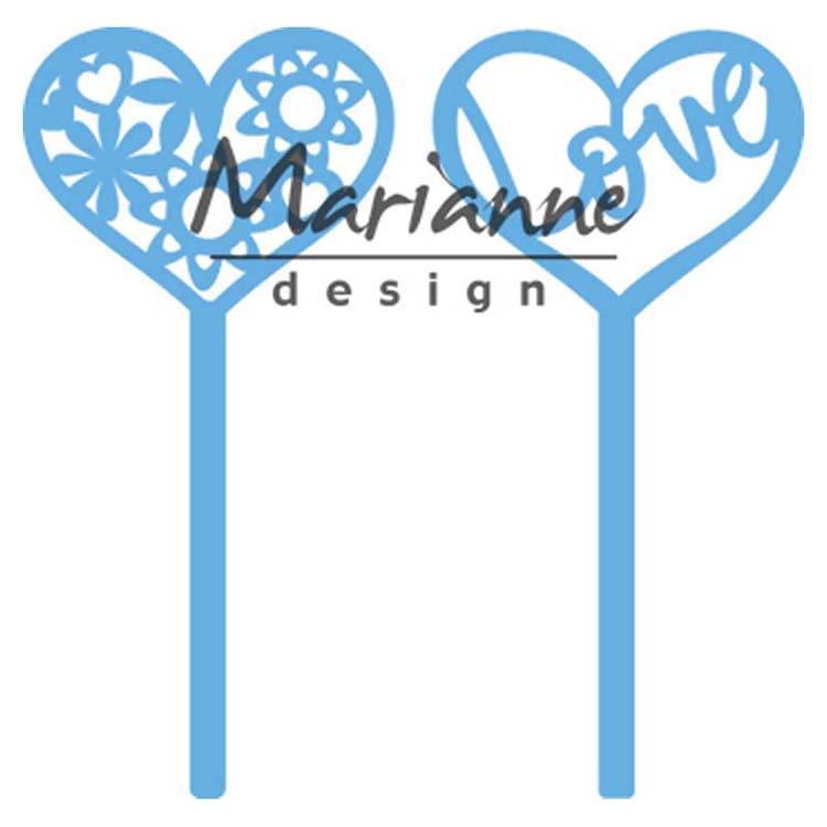 Marianne Design Creatables Heart Pins (set of 2)