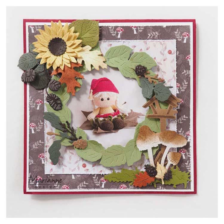 Marianne Design Creatables Tiny's Leaves Wreath