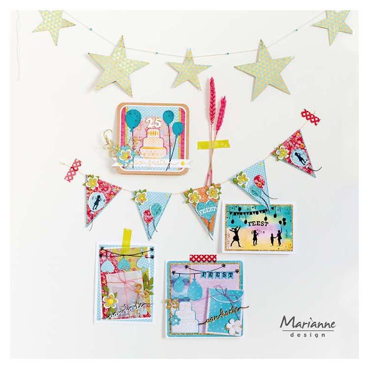 Marianne Design Creatables Congrats & Balloon - 25th Anniversary