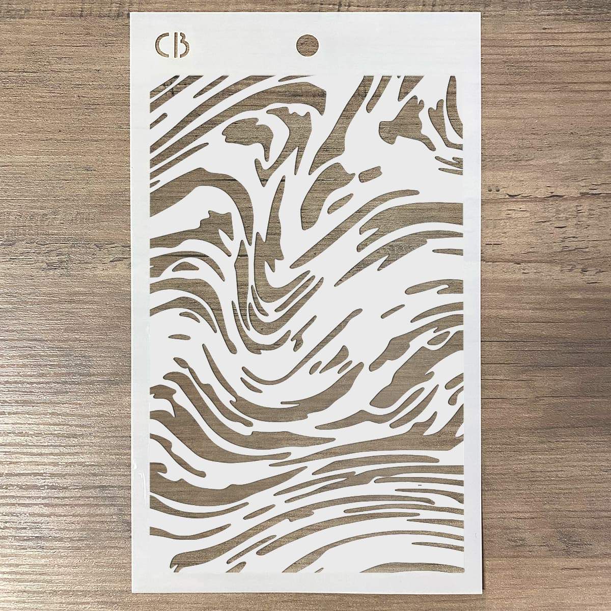 Ciao Bella Texture Stencil 5"x8" Marble