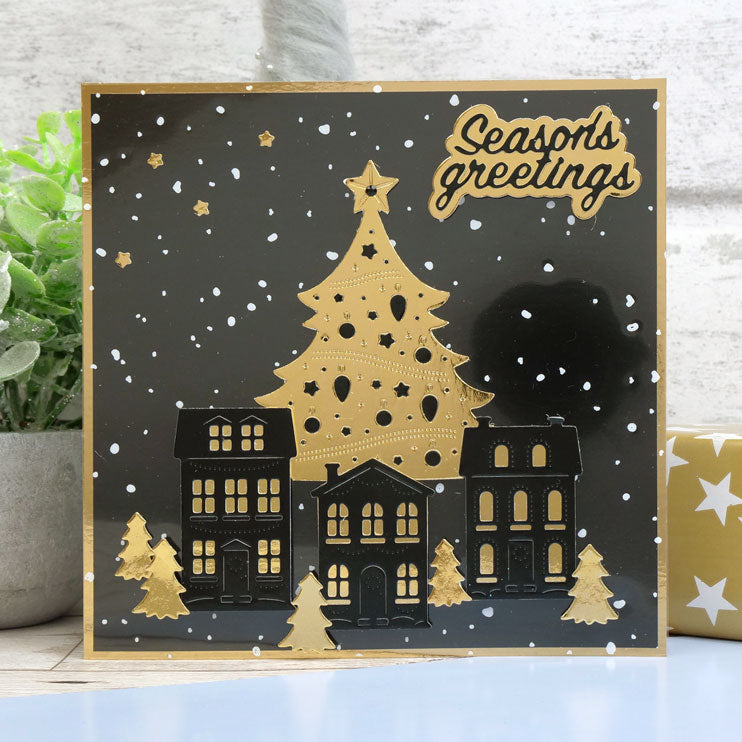 Moonstone Dies - Pop-Up Christmas Tree Card