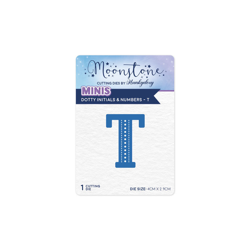 Moonstone Dies - Dotty Initials & Numbers - T