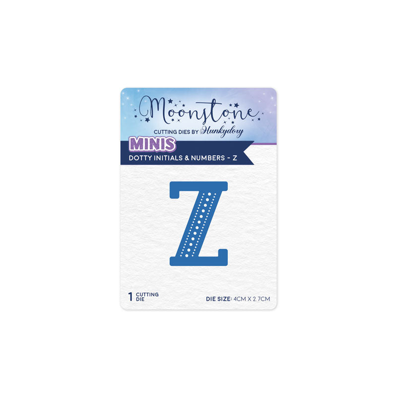 Moonstone Dies - Dotty Initials & Numbers - Z