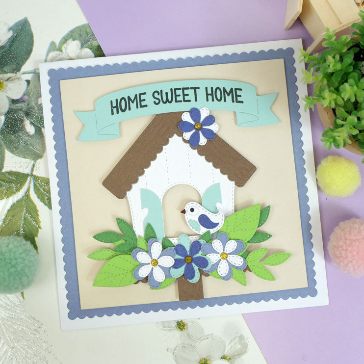 Moonstone Dies - Sweet & Stitched Birdhouse