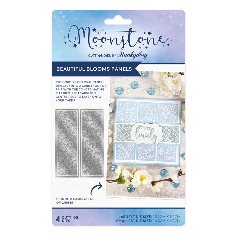 Moonstone Dies - Beautiful Blooms Panels