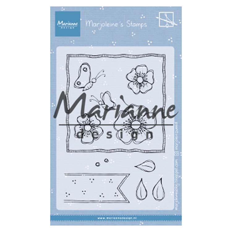 Marianne Design Clear Stamps Marjoleine's Anemones