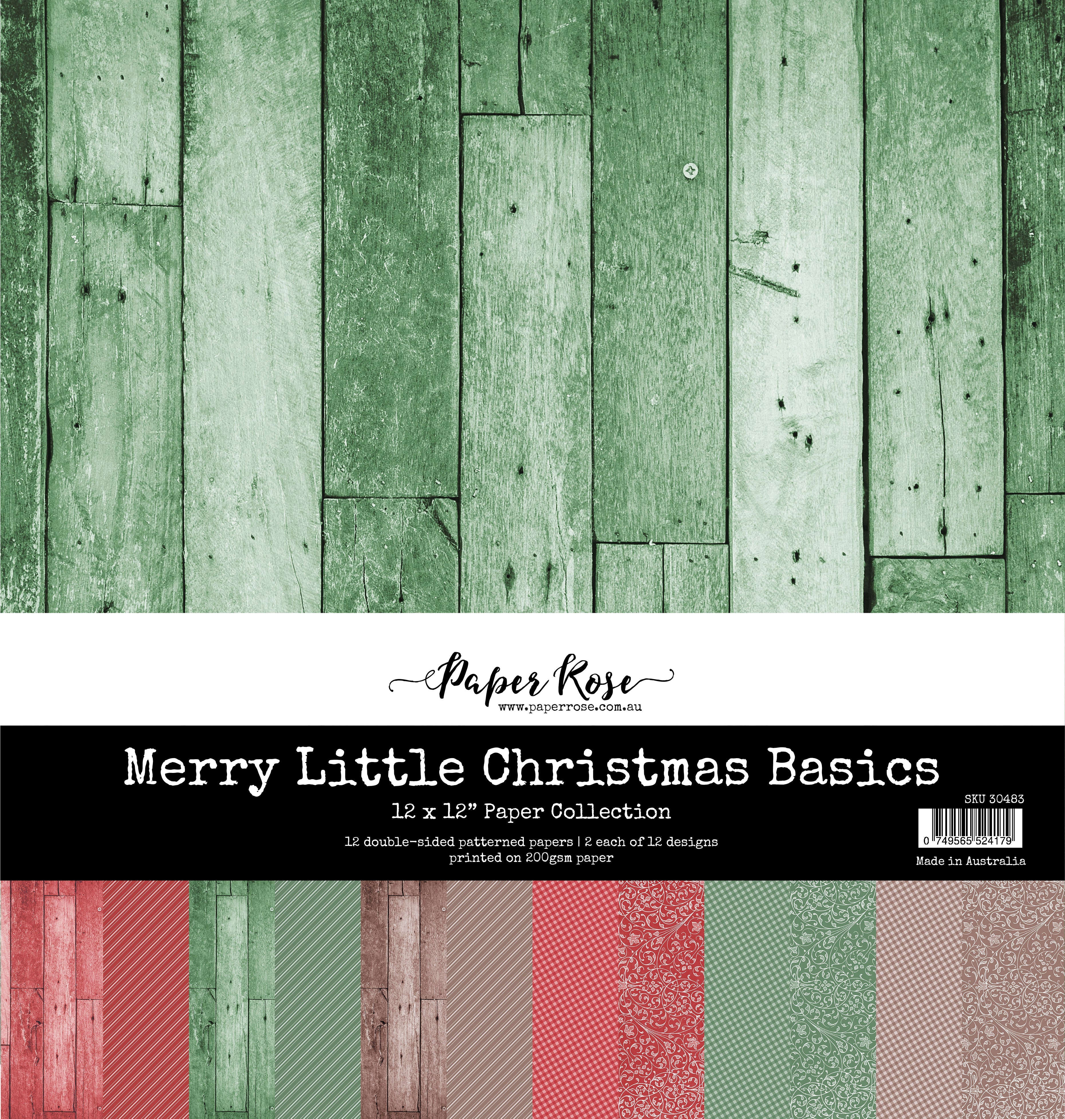 Merry Little Christmas Basics 12x12 Paper Collection 30483