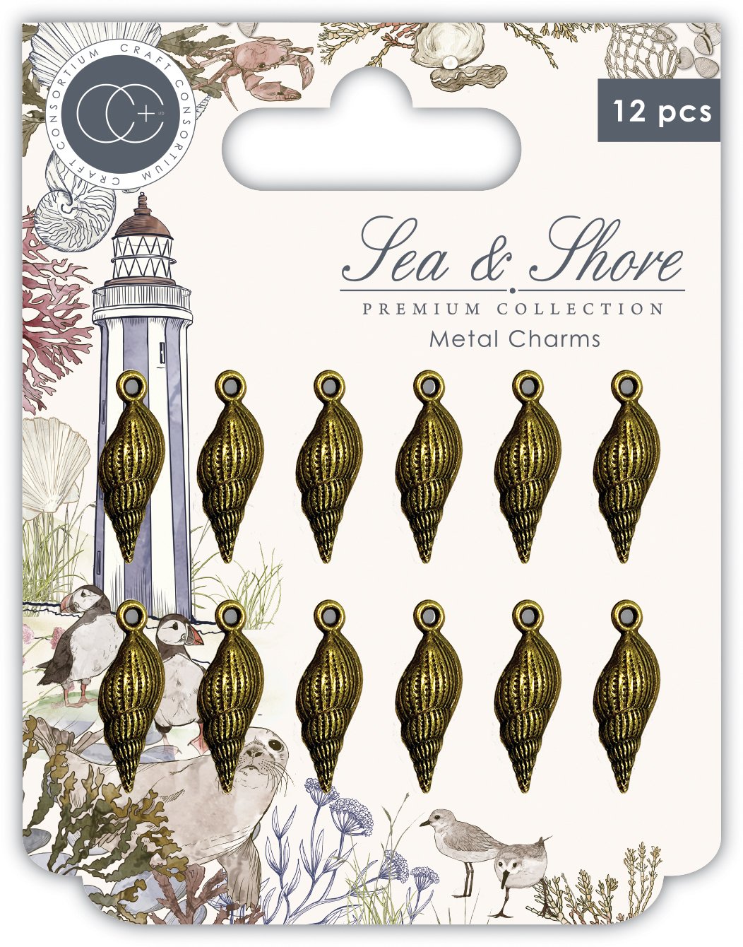 Sea & Shore - Shells - Metal Charms