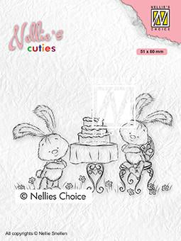 Nellie's Cuties Clear Stamp Javi Birthday Party