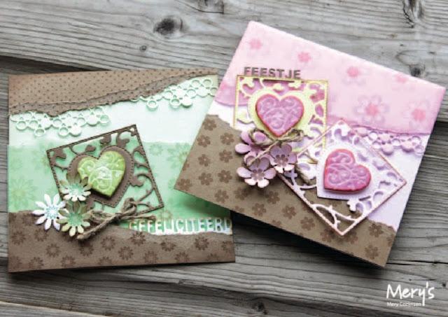 Joy! Crafts Cutting and Embossing Dies - hearts