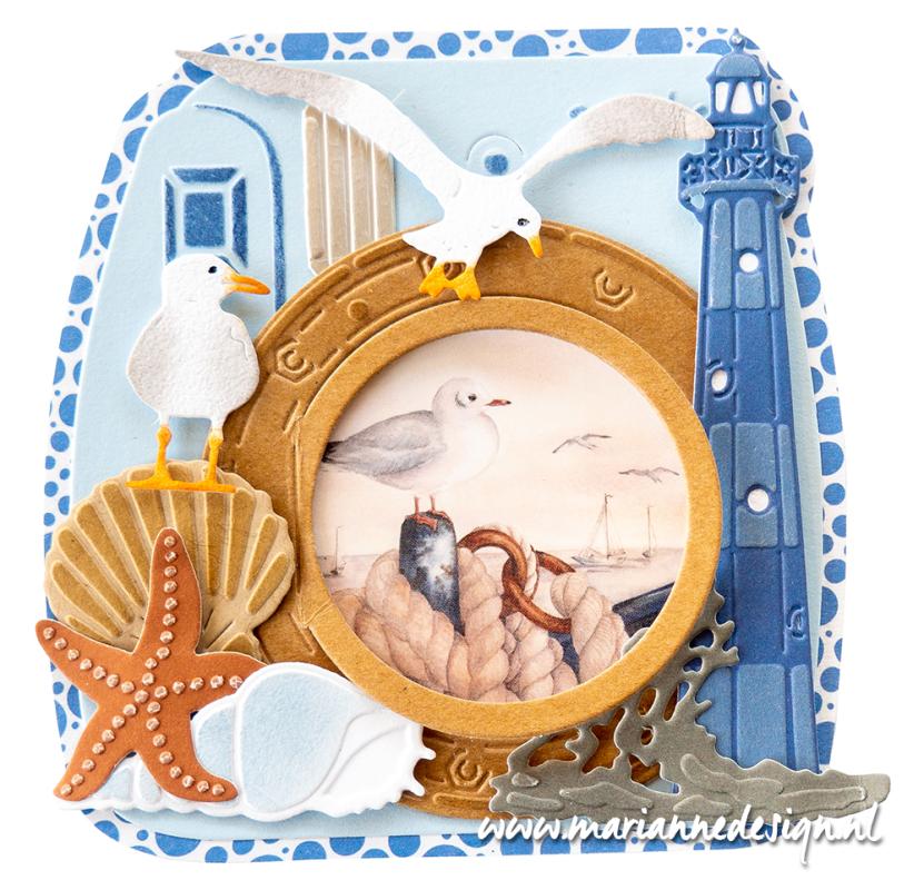 Marianne Design A4 Cutting Sheet - Mattie's Mini's - Beach