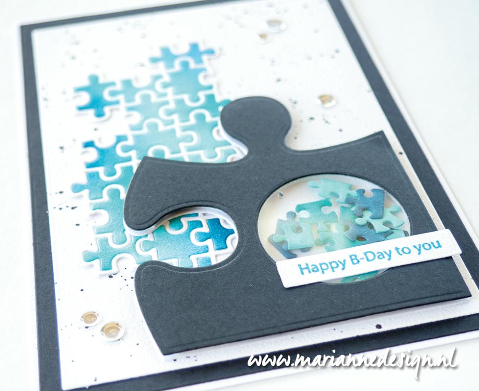 Marianne Design Craftables Die - Art Texture Puzzle