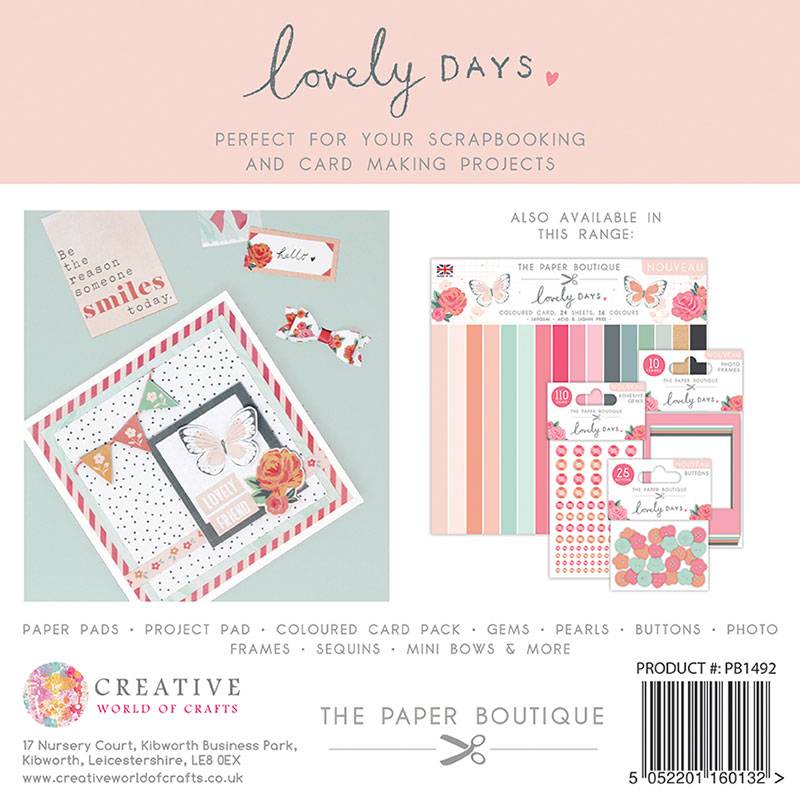 The Paper Boutique Lovely Days 8x8 Paper Pad