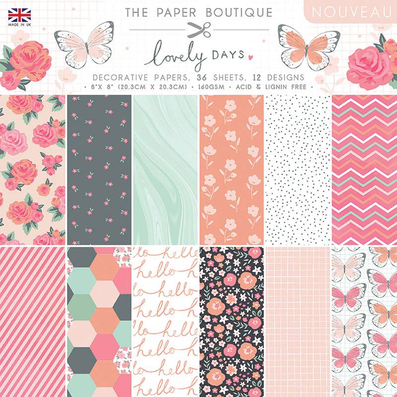 The Paper Boutique Lovely Days 8x8 Paper Pad