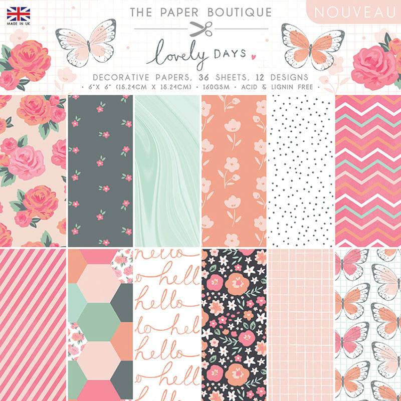 The Paper Boutique Lovely Days 6x6 Paper Pad