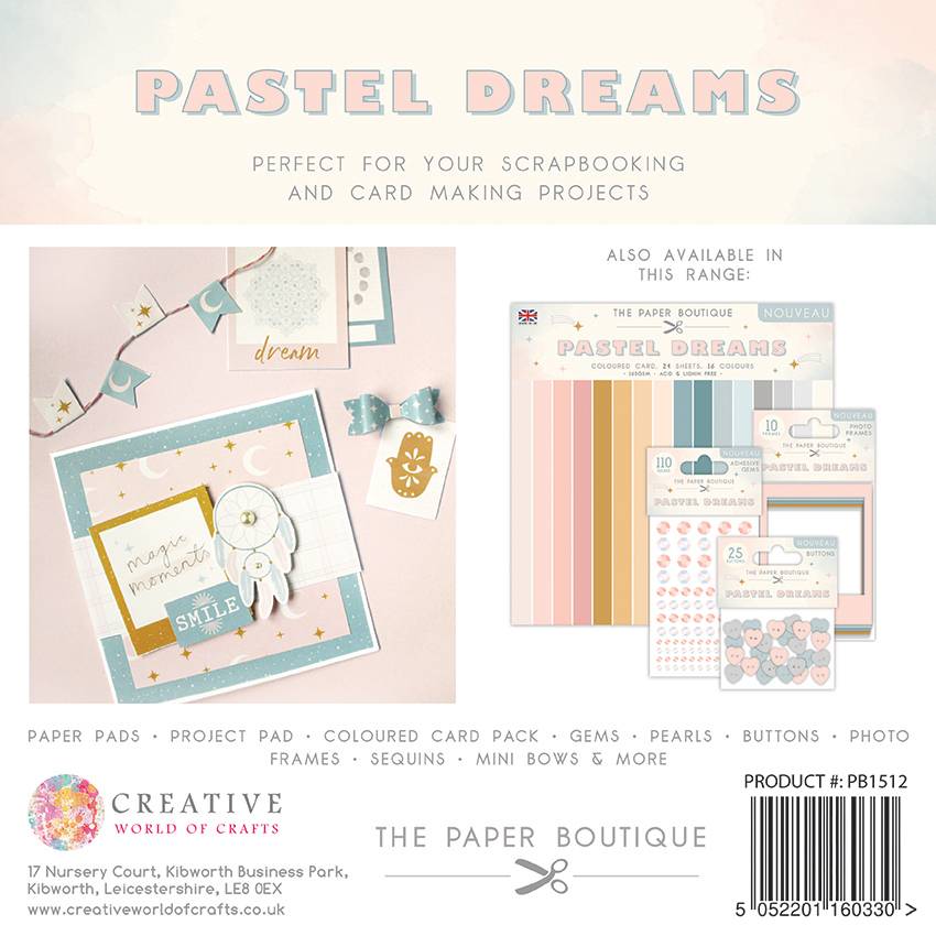 The Paper Boutique Pastel Dreams 8x8 Paper Pad