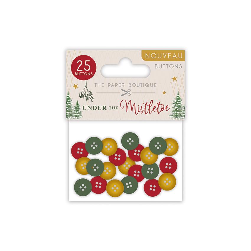 The Paper Boutique Under the Mistletoe Buttons