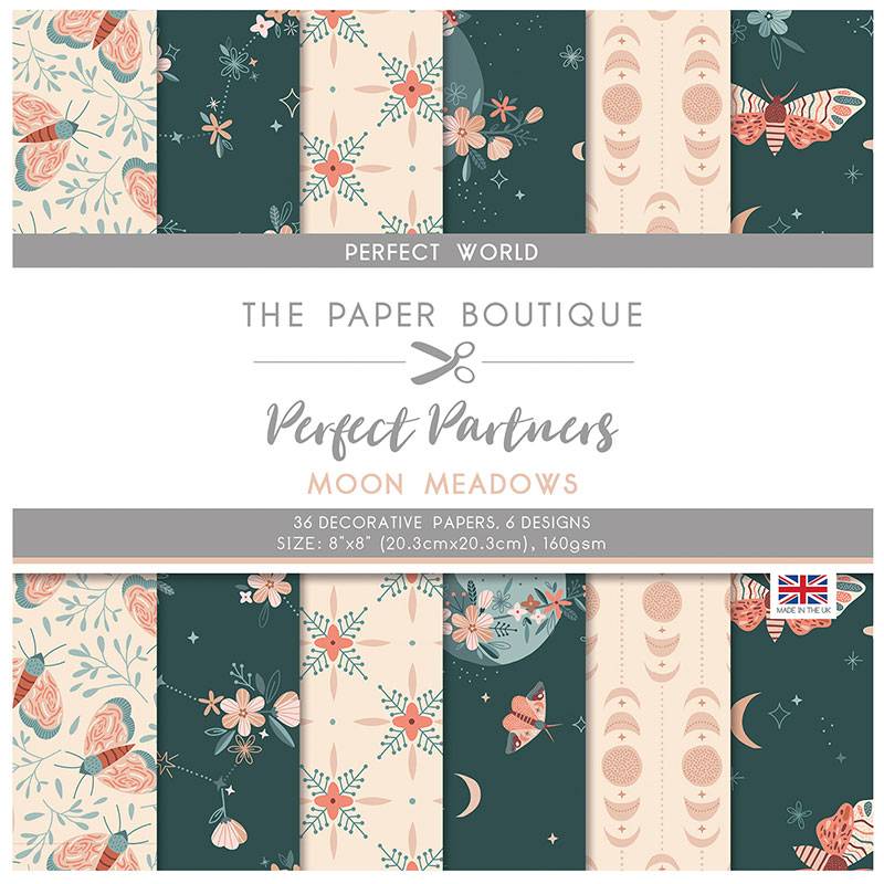 The Paper Boutique Perfect Partners - Moon Meadows 8x8 Florals