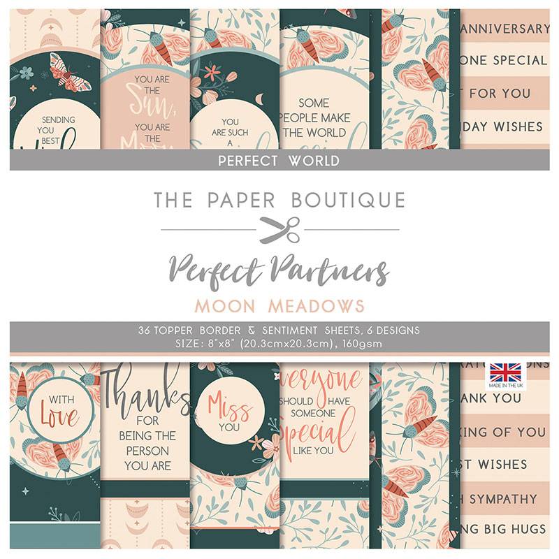 The Paper Boutique Perfect Partners - Moon Meadows 8x8 Toppers