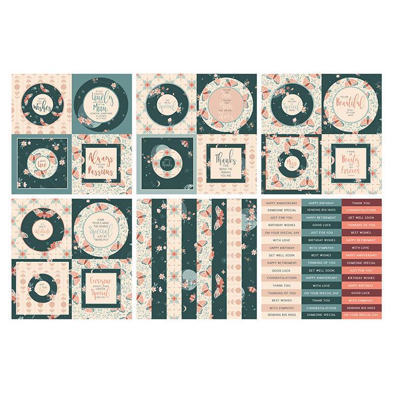 The Paper Boutique Perfect Partners - Moon Meadows 8x8 Toppers