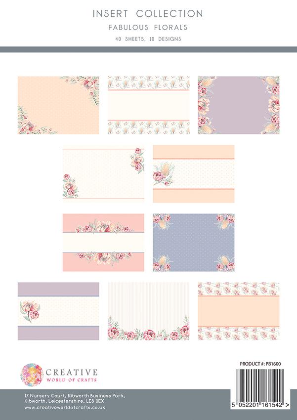 The Paper Boutique Fabulous Florals Insert Collection