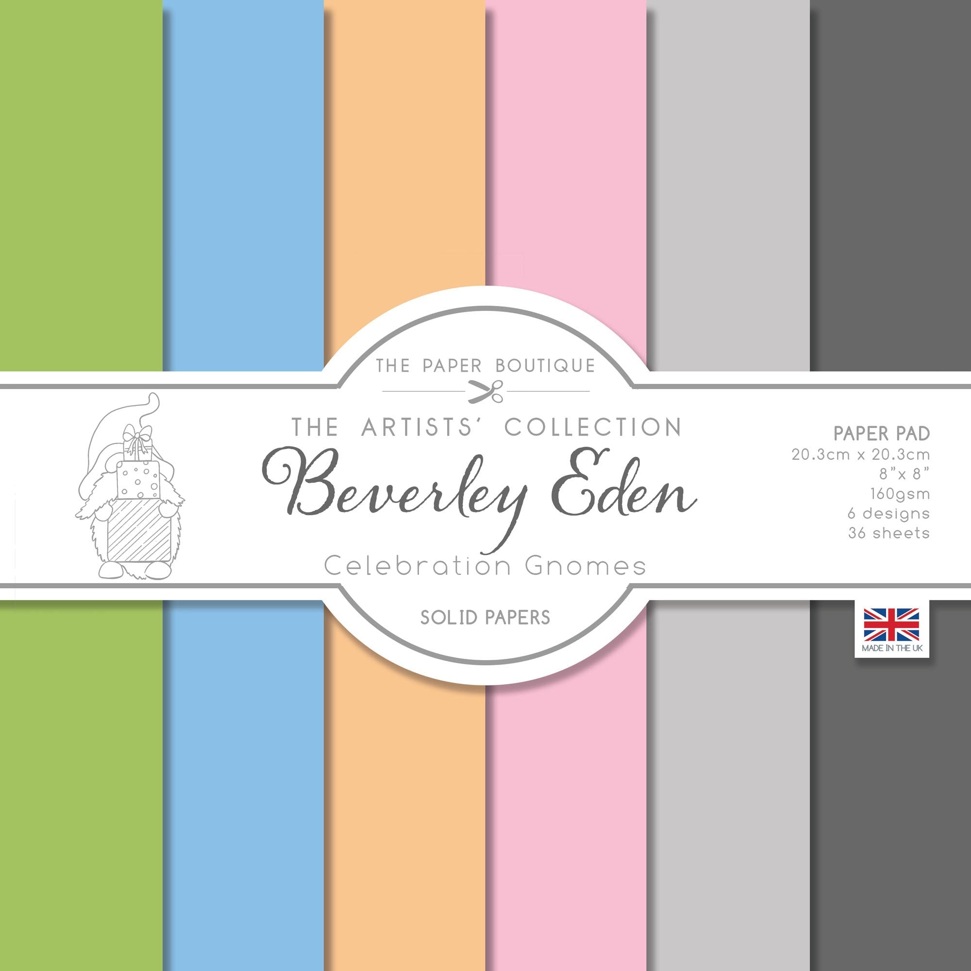 The Paper Boutique Celebration Gnomes Colour Card Collection