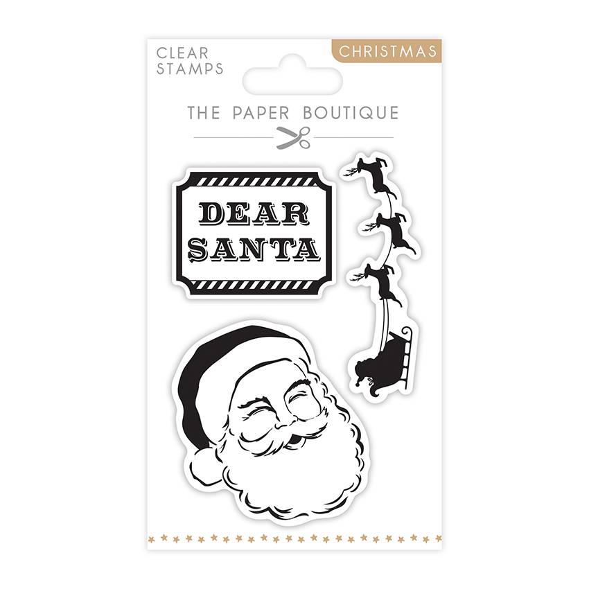 The Paper Boutique Santa Claus A6 Stamp Set