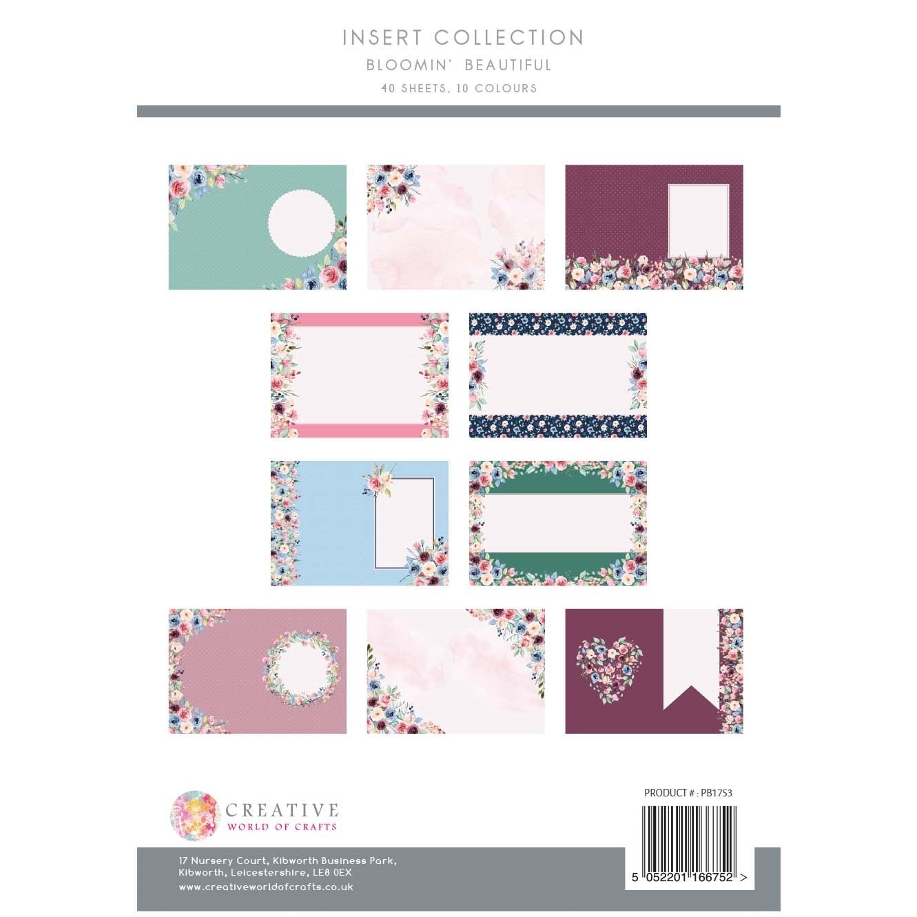 The Paper Boutique Bloomin' Beautiful Insert Collection