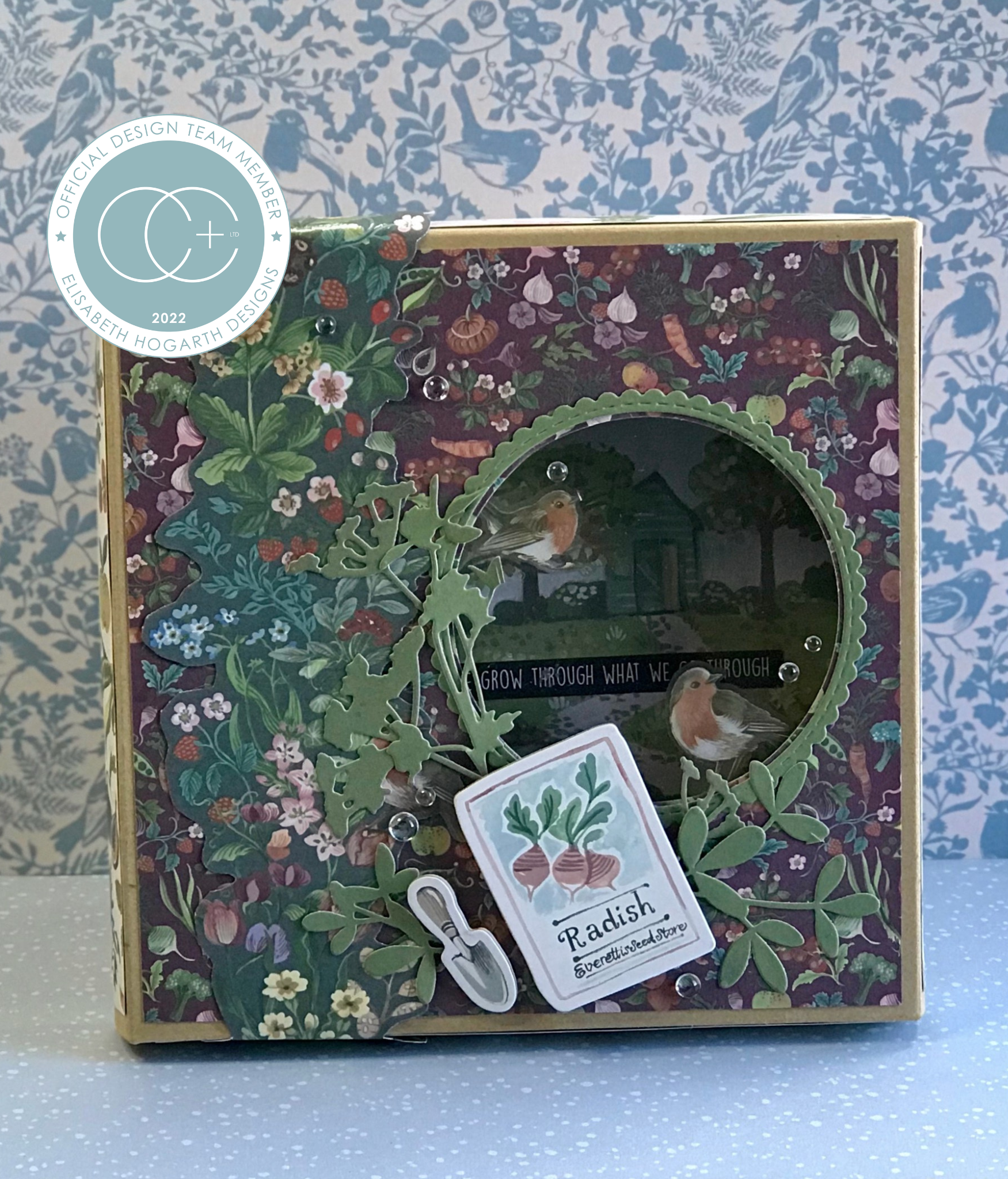 Craft Consortium Little Robin Redbreast - Chipboard Ephemera