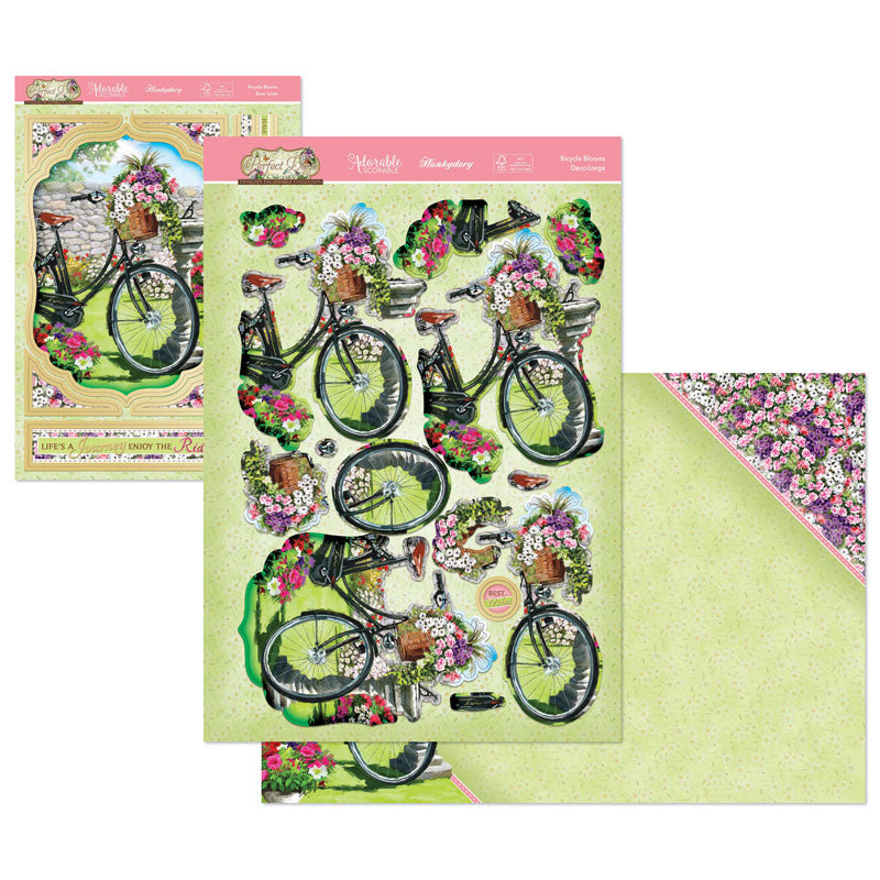 Perfect Days Deco-Large Set - Bicycle Blooms