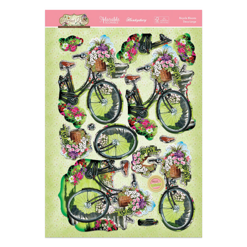 Perfect Days Deco-Large Set - Bicycle Blooms