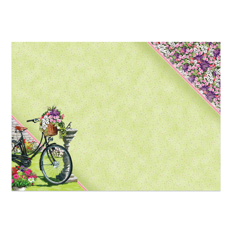 Perfect Days Deco-Large Set - Bicycle Blooms